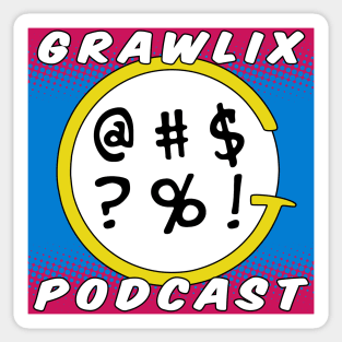 Grawlix Podcast Cover Art Sticker